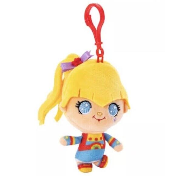 🔥CheeBee Rainbow Brite 4" PLUSH Backpack Clip Keychain BNWT🔥 - Picture 2 of 5